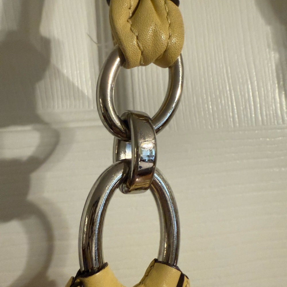 Coach Buttercup Yellow Leather Shoulder Bag - Picture 6 of 14